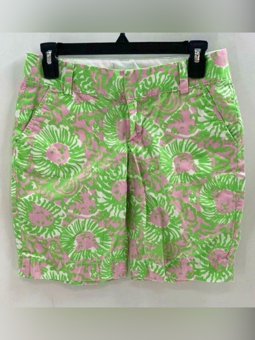 Lilly Pulitzer Pink and Green Patterned Shorts